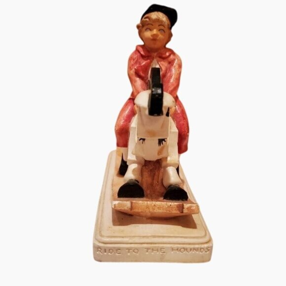 Sebastian Miniature Boy Riding Rocking Horse Ride To The Hounds 1953 P.W. Baston - Picture 6 of 8